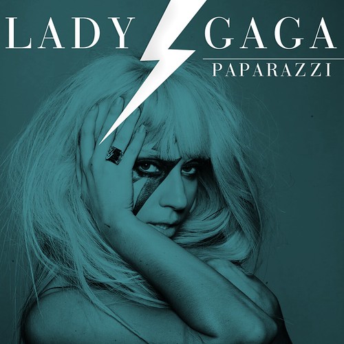 lady gaga Paparazzi single cover