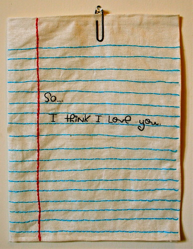 so...i think i love you. [embroidery]