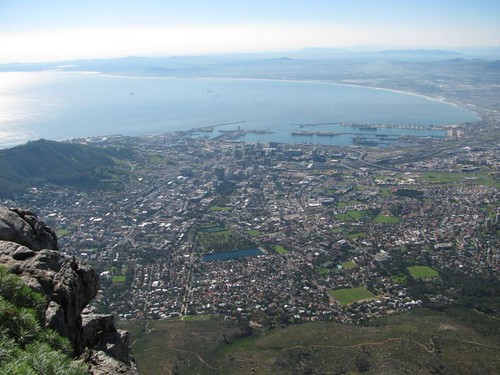 cape town from table mtn