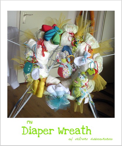 Diaper Wreath