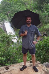 Jerry at Mulanje Waterfall