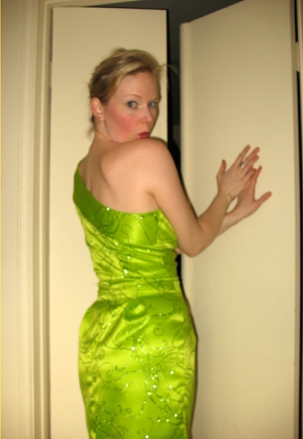 green dress booty