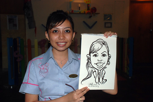 Caricature live sketching for Costa Sands Resort Day 3 - 10