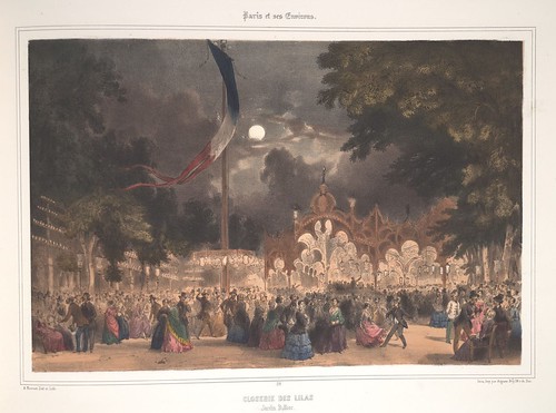 017- Paris- Fiesta de las lilas en el jadin Bullier 1858