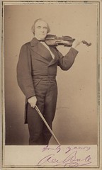 [Ole Bull with violin]