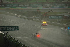 Safety car comes out