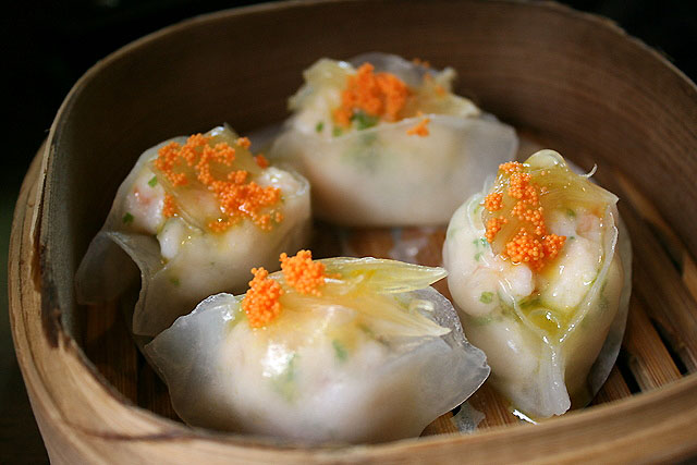 Steamed Shark's Fin Dumpling with Dried Scallop and Shrimp