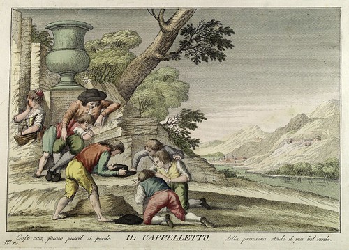 010-El sombrero- Giuochi Trattenimenti e Feste Annue Che si Costumano in Toscana 1790- Giuseppe Piattoli