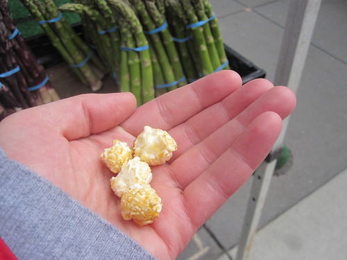 Kettle corn at Ferry Plaza Farmer's Market