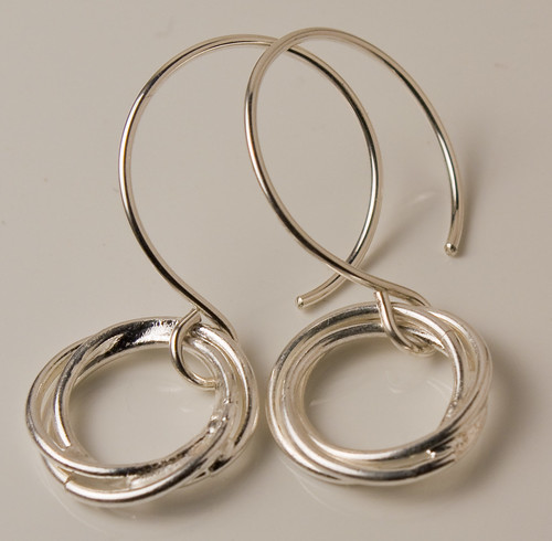 Fused fine silver links