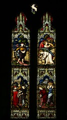 South chancel window, St. Giles, Chesterton
