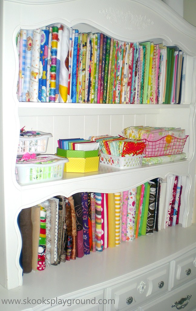 The Newly Reorganized Fabric Hutch