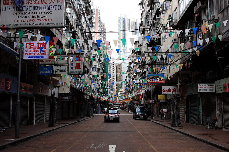 Hong Kong - Misc Street - Temple Street in the Morning