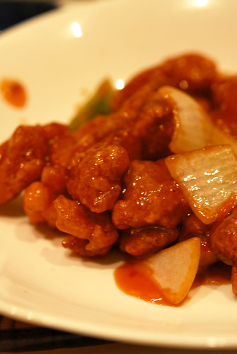 Sweet and sour pork with pineapple - DSC_3033