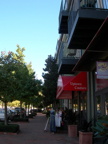 A typical Uptown street
