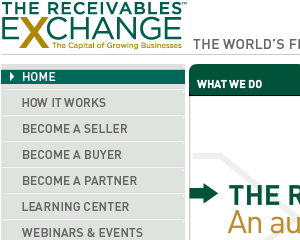 Receivables Exchange Web Site