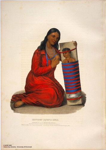 025-Squaw Chippeway y niño-Henry Inman 1838