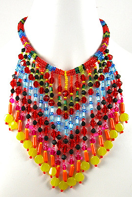Festival of Fringe Necklace from The Beader's Color Palette by Margie_Deeb