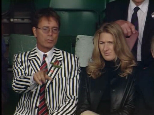 Sir Cliff Richard and Steffi Graf