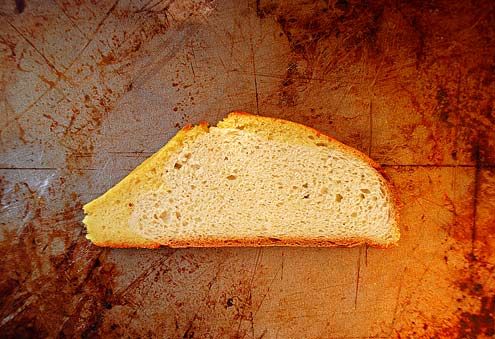 Semolina-crust pain de mie