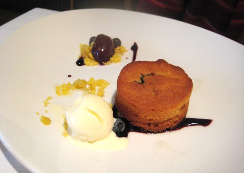 Blueberry Mascarpone Cake @ The Water Grill by you.