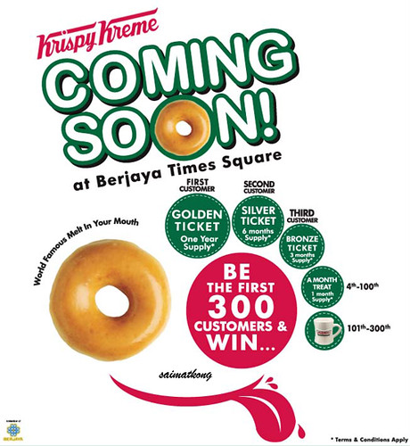 Krispy Kreme Opening @ Berjaya Times Square - 24th April