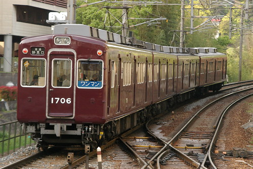 Nose Electric Railway1700series in Hirano,Kawanishi,Hyōgo,Japan 2009/5/2