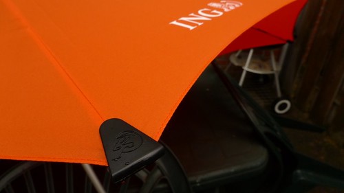 senz umbrella in orange