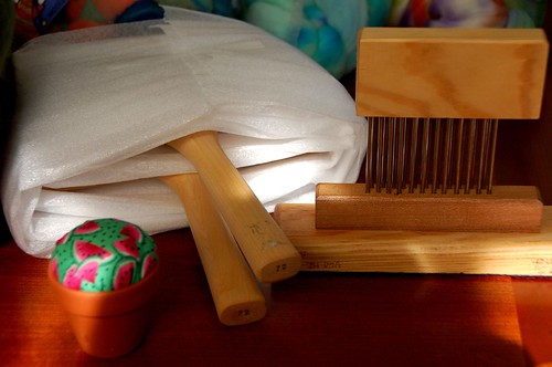 Hand Carders and combs from Sarah