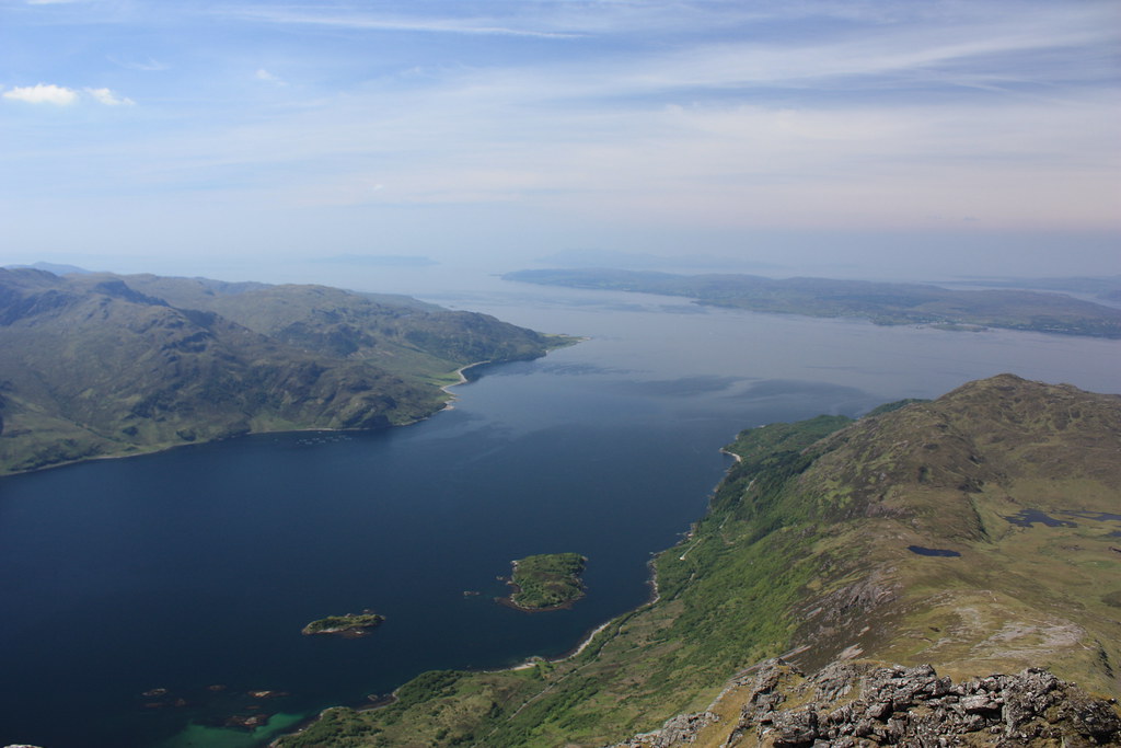 Looking out over Loch Hourn