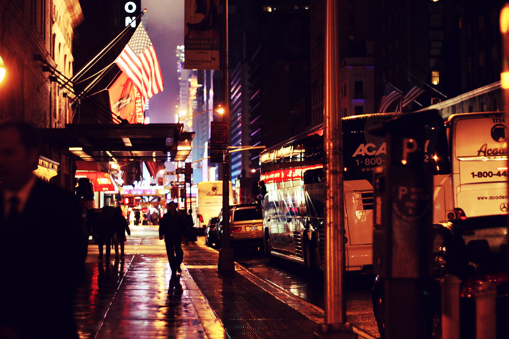 rainy city nights
