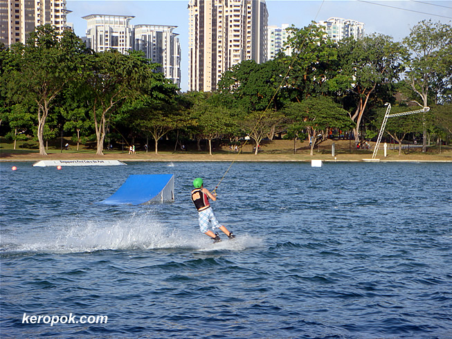 Wakeboarding at East Coast Park