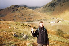 Me at the start of the walk up the Old Man of Coniston