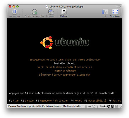 VMware Fusion Ubuntu