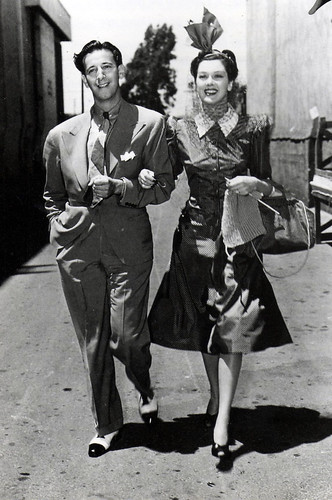 Adrian and Rosalind Russell take a stroll