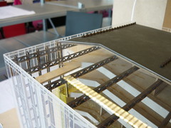 Laser cut architectural model by Joris Heitkamp