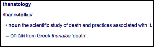 thanatology-definition