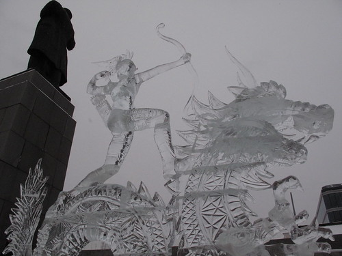 Lenin + ice sculpture ©  Sergey Yakunin