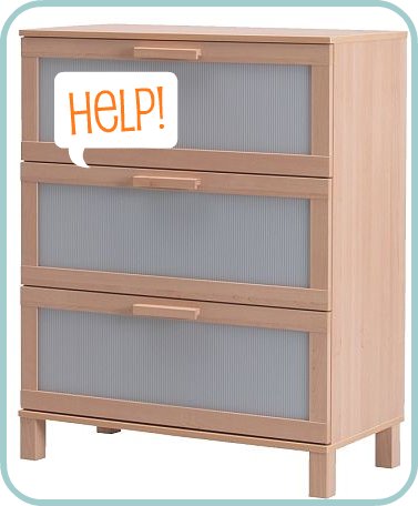 Dresser on Help My Ikea Dresser    Decor8