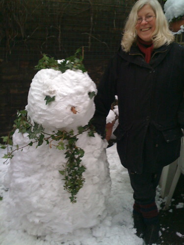 Snowman and creator
