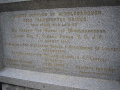 Middlesbrough Transporter Bridge Foundation Stone