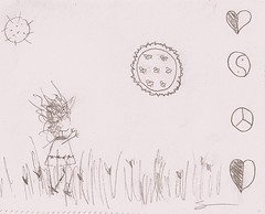 original Medusa Girl drawing 