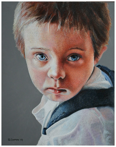 Colored pencil drawing entitled Matthew