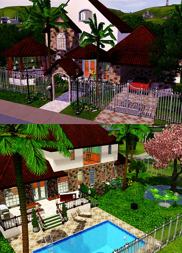 Sims 3 Houses. First Sims 3 House