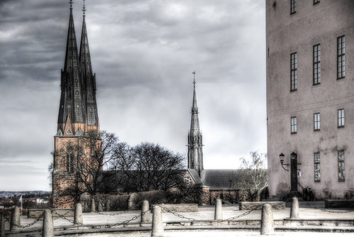 Uppsala. Catedral desde el castillo