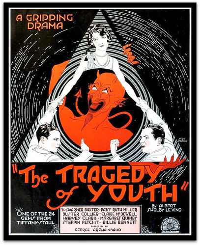 Vintage Film Advert for The Tragedy of Youth 1928 by CharmaineZoe