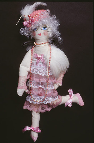 Pink Lady Doll in a Flapper Style