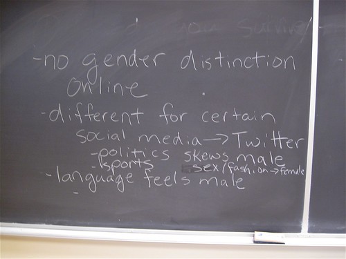 Gender and Blogging Session