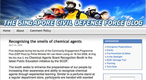 The Singapore Civil Defence Force Blog