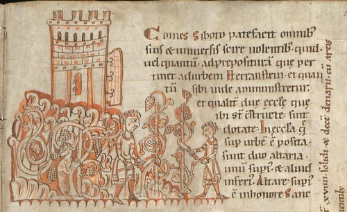 Falkensteiner Codex 1166-1199 (detail) agriculture